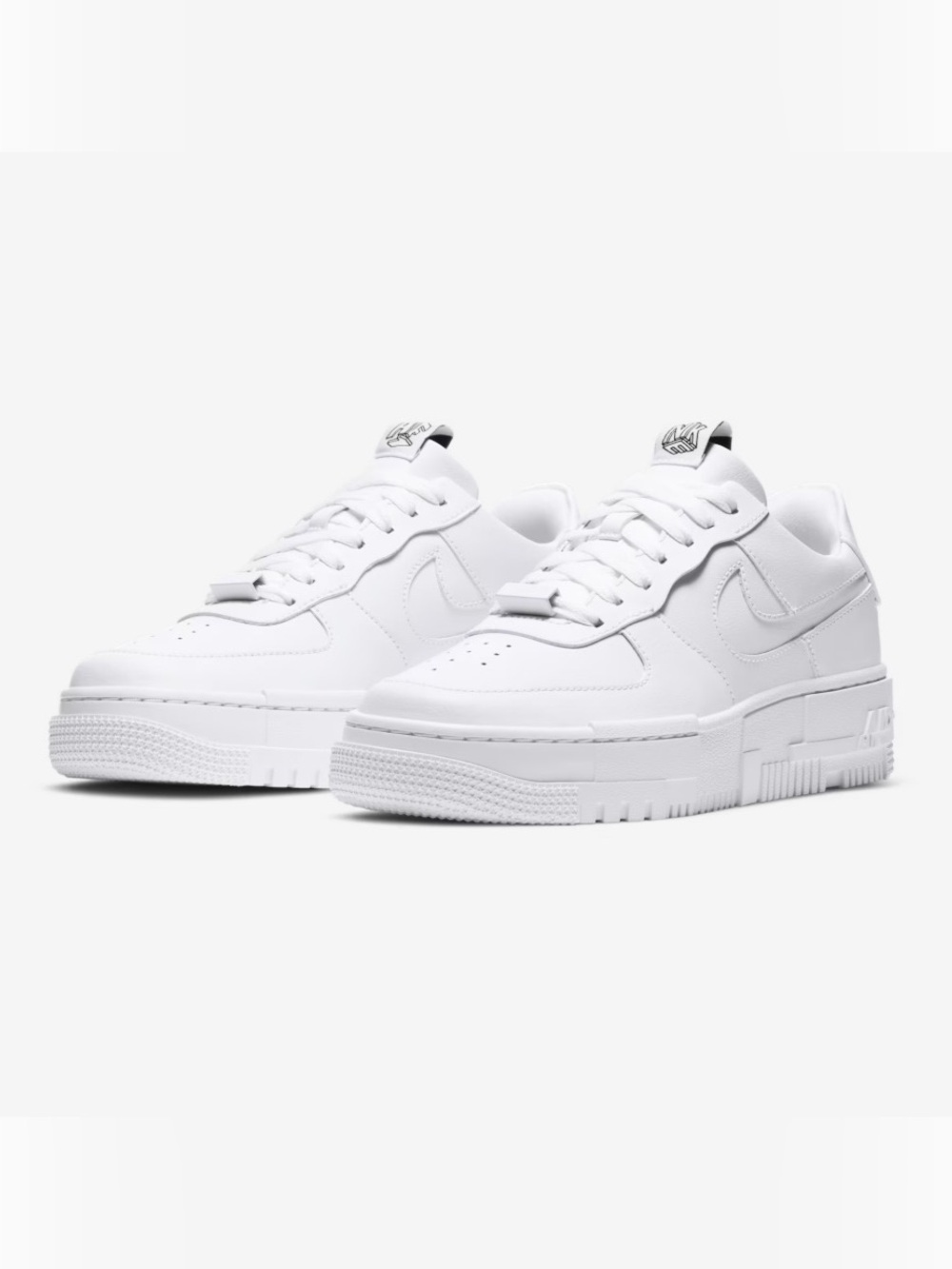 Nike Air Force 1 Pixel White Women’s 8 Platform Sneakers CK6649-100